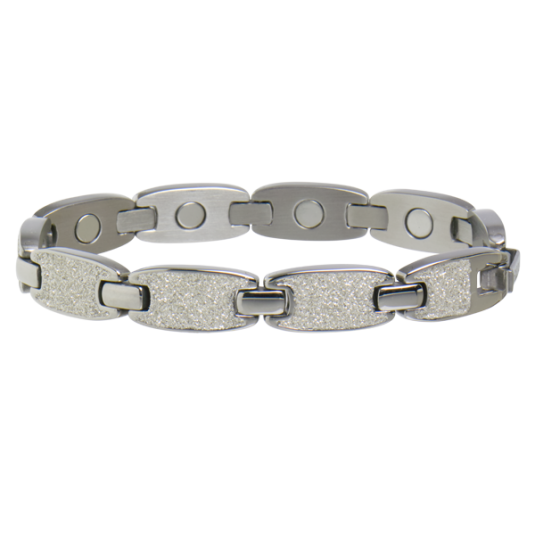 Caribbean Sunshine Magnetic Bracelet In Silver Sabona Copper Caribbean Sunshine Magnetic Bracelet In Silver